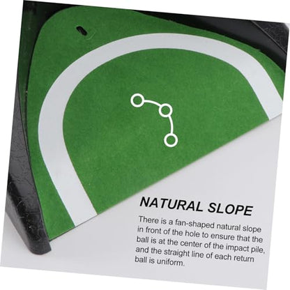1Pc Automatic Golf Ball Returner Gravity Induction System for Efficient Putting Practice Durable Construction Golf Training Aid for Home Indoor Use