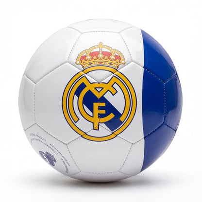 Maccabi Art Official Real Madrid Soccer Ball, Size 5 Football, Authentic Club Logo, Premium Fan Collectible for Training, Play & Display