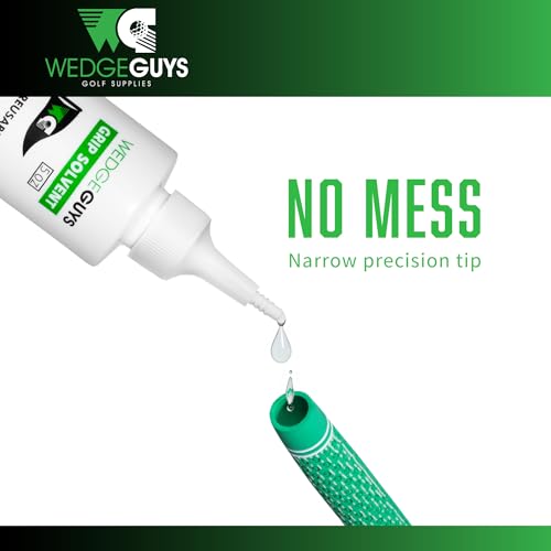 Wedge Guys Professional Golf Grip Tape 2" x 10" Solvent Activated Double Sided Adhesive Strips for Regripping Golf Clubs - color: Deluxe Kit