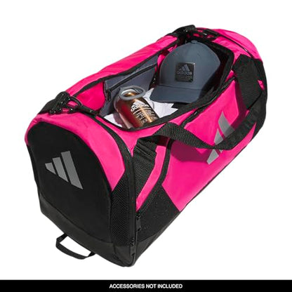 adidas Team Issue Duffel Bag – Durable for Sports & Travel - color: Shock Pink/2