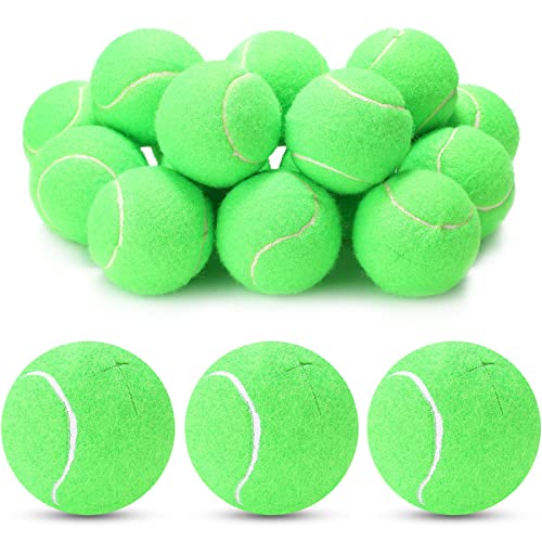 Macarrie 16 Pieces Precut Tennis Balls for Chairs Tennis Ball Chairs Foot Covers for Furniture Leg for Classroom Floor Protection Chair Desk Legs Coverings(Light Green,6.4 cm) - color: Light Green, size: 6.4 cm