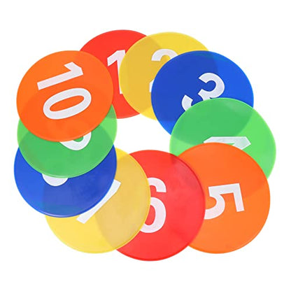 1set Football Training Markers Multi Dishes for Soccer Basketball and Sports Drills Carry Bag Includes Numbers Portable Bag