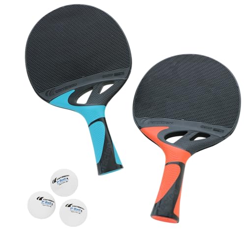 CORNILLEAU Set of 2 paddles and 3 balls TACTEO Pack 4 Duo