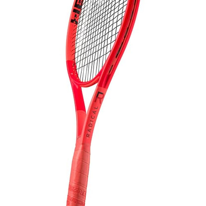 HEAD Radical Team Tennis Racquet - Strung Mid Tension with Velocity 16 Gauge - 4 1/8