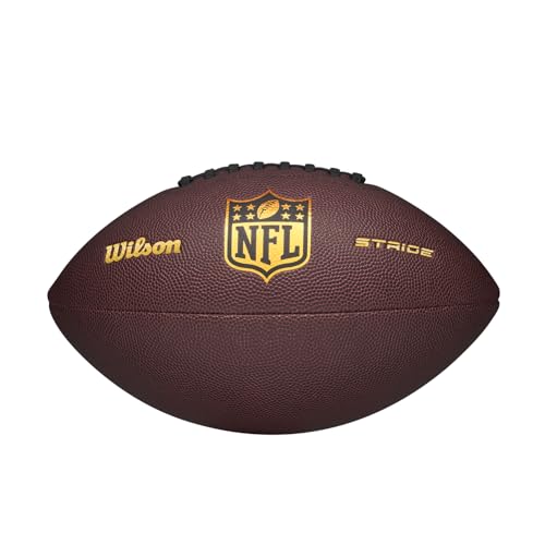 WILSON NFL Stride Footballs - color: Brown, size: Official - Ages 14+, style: Stride