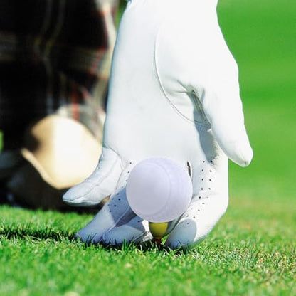 Toddmomy 2Pcs Professional Golf Training Balls for Indoor Practicing with Putting Rod Durable Synthetic Golfing Accessories for Skill Development and Practice