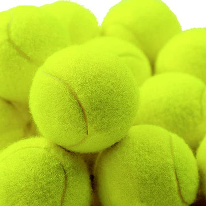 VIV Advanced Tennis Balls Bulk, 30/50/100+ Pack Practice Balls Pressure Bouncing 53in High Durable, Official Size Pet Dog Playing Ball, Good for Tennis Training Machine & Kids Play on All Courts