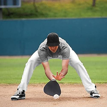 1/2Pcs Baseball Catcher Glove for Youth and Adults Foam Baseball Fielding Gloves Improve Posture & Infield Training Baseball Training Equipment - color: Black, size: 1pc
