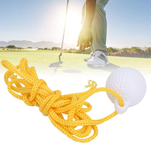 Golf Swing Practice Ball Durable Pocket Sized with String for Beginner Training ABS Material Lightweight Reusable Golf Accessories Ideal for Indoor Outdoor Use