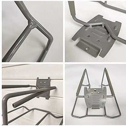 Tennis Racket Rack Organizer, Wall Mount Ball Display Racks, for Badminton/Tennis/pingpong Racquet Holder, Garage Organizer,Sports Storage Station