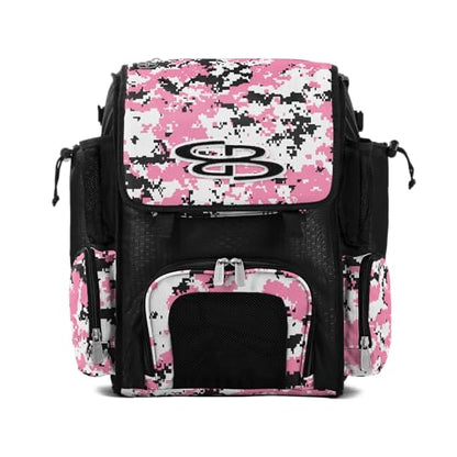 Boombah Mini Superpack Bat Bag Digital Camo Black/Pink - color: Black/Pink