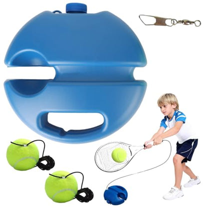 Tennis Buddy, Tennis Trainer, Solo Practice Rebound Ball with Weighted Base, PortableTennis Training Equipment for Beginners, Backyard Training Aid, Self Return Practice Tool