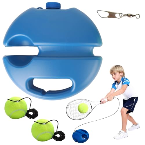 Tennis Buddy, Tennis Trainer, Solo Practice Rebound Ball with Weighted Base, PortableTennis Training Equipment for Beginners, Backyard Training Aid, Self Return Practice Tool