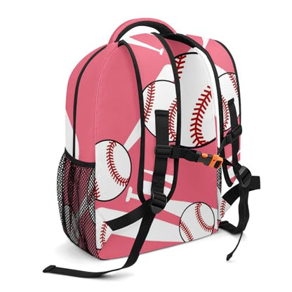 Baseball Sport Flamigo Personalized School Backpack for Teen Kid-Boy/Girl Primary Daypack Travel Bookbag - color: Option 22