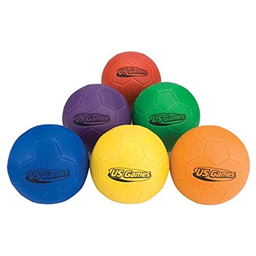 Sponge Fun Size 4 Soccer Balls (6-Pack)