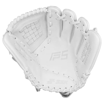SSK FP5 Fastpitch Softball Glove – Infield - Outfield - Pitcher – 11.5”-11.75”-12”-12.25”-12.5”-12.75”-13”– Right & Left Hand Throw - color: White - Basket Web, size: 11.5" - Left Hand Throw