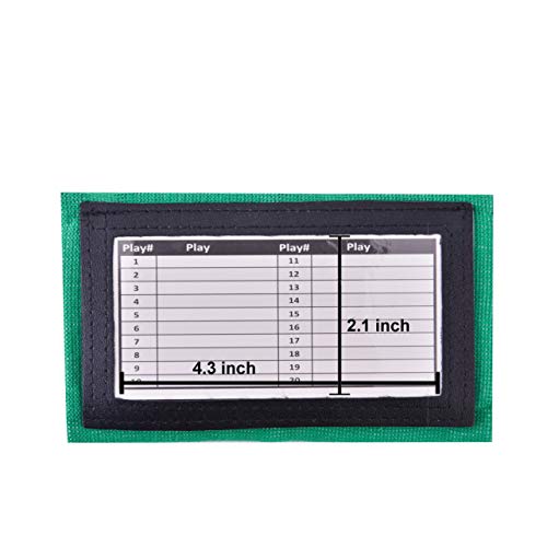(5 Pack) Careworx Play Wristband (Youth or Adult) with Triple Windows Great for Tackle,Touch, Football