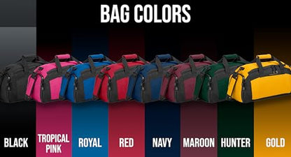 Personalized Track and Field Duffel Bag – Custom Name & Team Colors – Track Athlete Gear Bag for Boys & Girls – Lightweight Sports Travel Bag for Meets & Practice