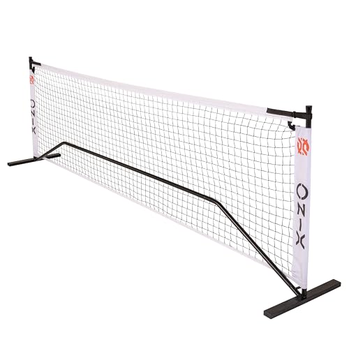 ONIX Pickleball 2-in-1 Regulation-Size Portable Net and Practice Net Set Includes Carrying Case with Wheels