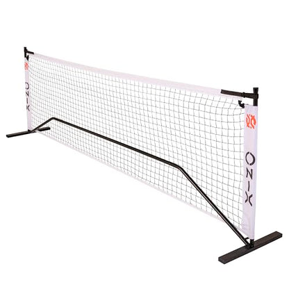 ONIX Pickleball 2-in-1 Regulation-Size Portable Net and Practice Net Set Includes Carrying Case with Wheels