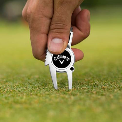 Callaway 4-in-1 Golf Divot Repair Tool - color: Black