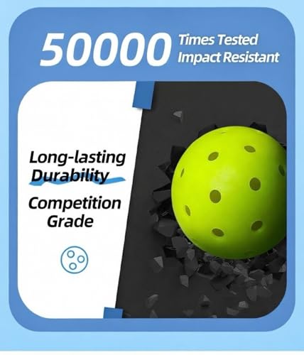 Pickleball Paddle and Balls Set, 1 Paddle + 4 Outdoor Pickleballs, T800 Raw Carbon Fiber Face, 16mm Full-Foam Core, Thermoformed Unibody, 8.1 oz