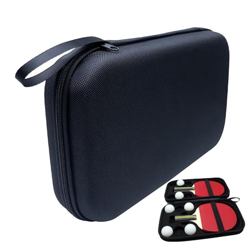 Table Tennis Paddle Storage Bag - Lightweight Dustproof Racket Pocket Case, Ball Holder Organizer, Protective Sports Gear Carry Pouch | Use Scenario For Gym Training Indoor Outdoor Sports Practice