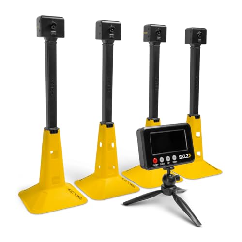 Speed Gates Pro – Electronic Sprint Timing System with Radio Frequency Sensors, LED Timer, and Carry Bag – 40 Yard Dash Timer and Agility Training Equipment