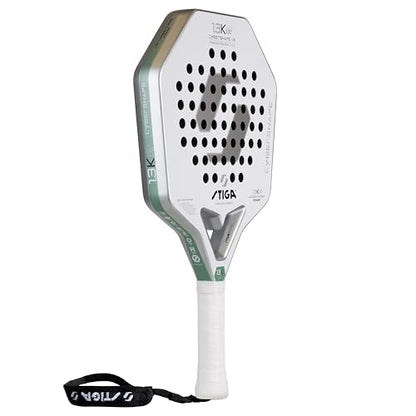 STIGA Padel Racket 1.3K LW Cybershape, Lightweight Racket for Intermediate & Junior Players for Fast-Paced Padel Play, Competition Approved