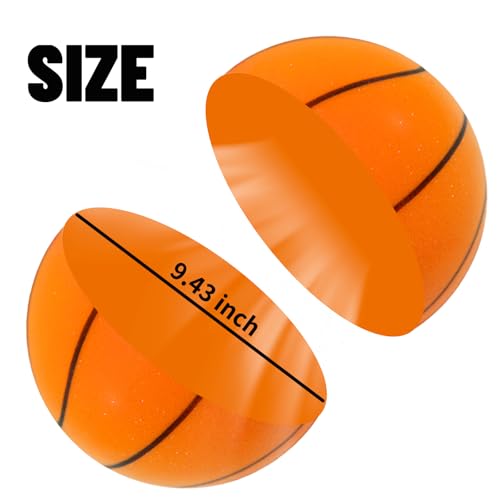 Silent Basketball for Indoor Use - Quiet Training Foam Ball, Size 7 (24cm), Noiseless Bouncing, Soft Grip - Ideal for Indoor Drills and Activities