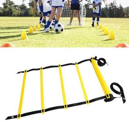 Agility Ladder, Agility Training Equipment, Soccer Training Equipment, Footwork Exercise Ladder Improving Coordination Obstacle Speed Fitness Training Ladder