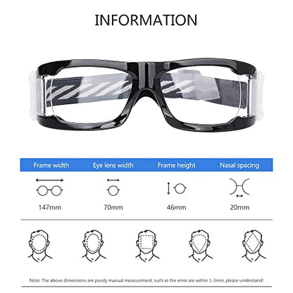 SooGree Sports Goggles Glasses for Men Womens,Racquetball Basketball Football Soccer Eye Protection Sport Eyeglasses