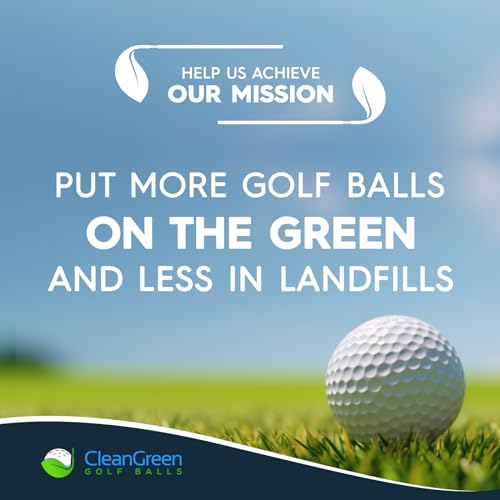 Clean Green Golf Balls 24 Recycled Used Golf Balls for Callaway ERC Triple Track Golf Ball Bulk Mix - Cheap Golf Balls Good Condition - includes for Callaway Golf Balls for Men and Mesh Carrying Bag
