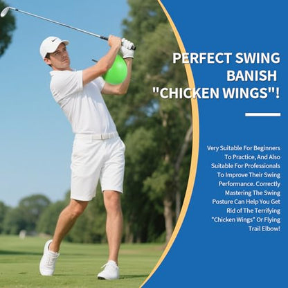 The Connector Swing Golf Training Aids,Golf Swing Trainers for Posture Correction Practice,Paired with Golf Arm Band Training Aids,Effectively Adjust the Coordination Between Arms and Body