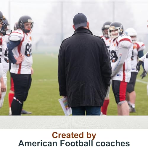 Puredrop American Football Training Equipment Aid Coach Cards Great Training Drills for Practice Exercises and Workouts at Home Activity Toys for Beginners Kids Adults and Youth Players Toss Throwing