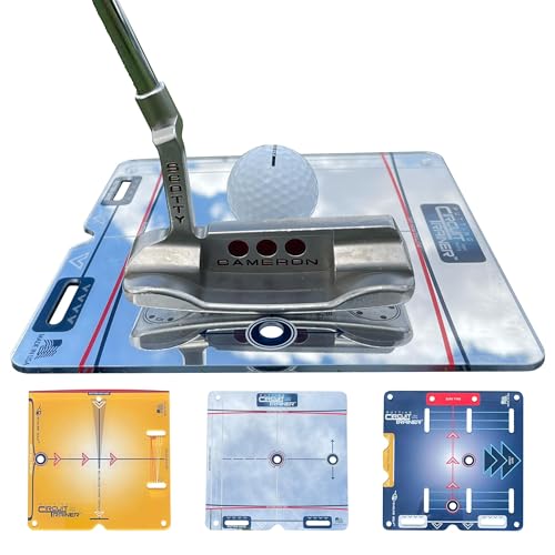 EyeLine Golf Putting Mirror, Circuit Trainer, Portable Putting Alignment Training Aids with Carry-on Bag, Indoor and Outdoor Practice, Golf Accessories, for Trainer - color: All Three Trainers