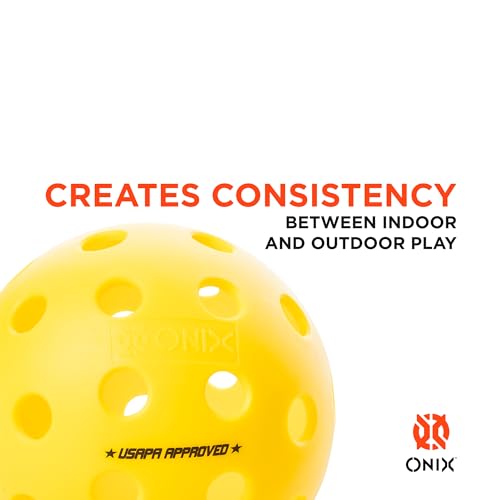 Onix Fuse G2 Outdoor Pickleball Balls USA Pickleball Approved - color: Yellow, size: 3 Pack