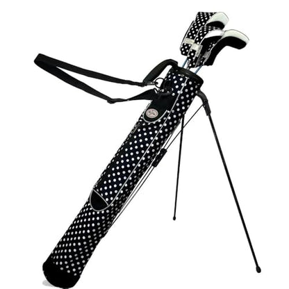 Taboo Fashion Sunday Golf Bags for Women - Lightweight Golf Range Bag with Self Flexing Stand and Shoulder Strap for Driving Range, Par 3 or Executive Course - color: City Lights