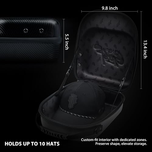 NJF Golf Hat Men - Breathable Mens Golf Hats, Adjustable Rope Hook and Loop Style Cap, Convenient Cap with Tee Holder - color: X-series - Case & Phantom Pro X