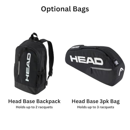 Head Speed 25 Inch Junior Tennis Racquet Bundled with Junior Training Balls – Optional Accessories