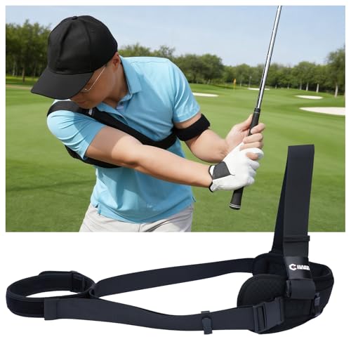 GAIARENA Golf Trail Arm Swing Aid Slider Golf Training Aid, Trainer Equipment to Eliminate Slices & Chicken Wing Swing, Gifts for Men Women Beginner Golfers - style: Left Handed Golfers