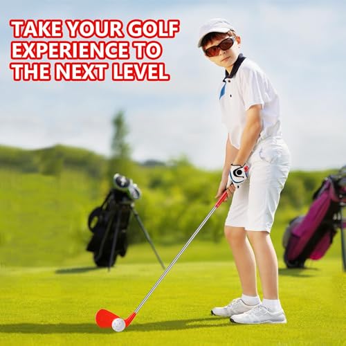Backyard Golf Club Set with Oversize Heads Golf Balls Bucket Golf Game Chipping Clubs for Outdoor Yard Training Practice Gift (Right Hand) - size: 36in/Adult (13+)