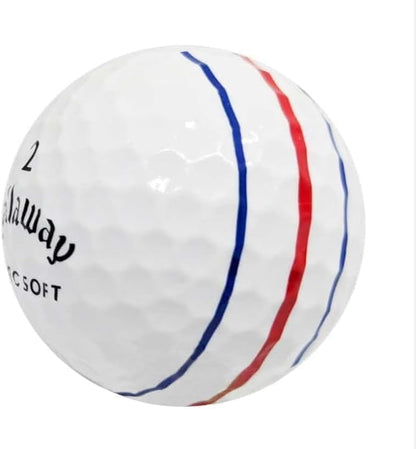 Golf Ball Monkey Cheap Recycled for Callaway ERC Soft Golf Balls Bulk - Used Balls for Callaway Golfballs for Men and Women - style: 24 - 4A/Near Mint