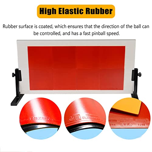 Table Tennis Rebound Board for Self-Study Training, Adjustable Angle Ping Pong Return Board for Home, Gym, and Game Rooms