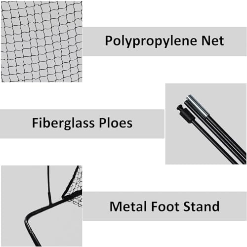 PGL Football Kicking Training Net – Durable Reinforced Equipment with Stable Frame 4×7FT - Improve Hitting Accuracy – Backyard Field Outdoor Practice Use