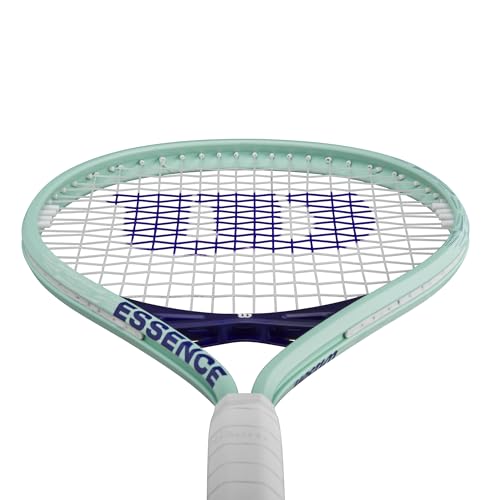 Wilson Tennis Racquet for Beginners (Pre-Strunged) | for Beginners - color: Teal/Navy, style: light green (essence)