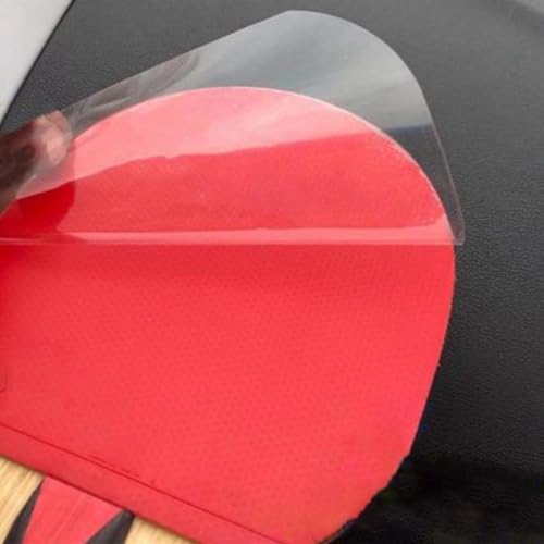 4 Pcs Transparent Table Tennis Rackets Adhesive Protective Film Adhesive Protective Film for Table Tennis Rubber Protector Table Tennis Rackets Maintenance Cover, Accessories