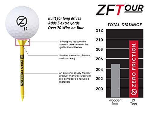 Zero Friction Tour Golf Tees