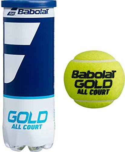 Babolat Gold All Court Tennis Balls, 4 Cans, 12 Balls