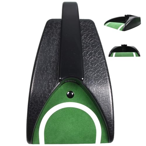 Golf Ball Return Putting Machine Automatic Putting Machine with Ball Return Training Putting Cup Golf Trainer for Indoor Outdoor Home Office, No Battery
